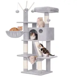 Hey-brother Kratzbaum, stabil und platzsparend für mehrere Katzen