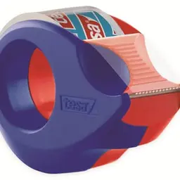tesa Mini Abroller mit 2 Rollen Crystal Clear Tesafilm - 10 m x 19 mm