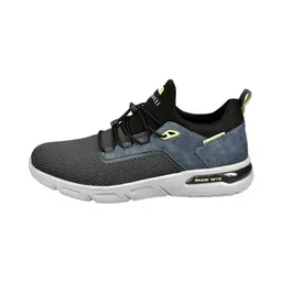 Bugatti Herren Low-Top Sneaker, Dunkelgrau, Schuhe, Herren, Komfort, Streetwear, Gr. 42 EU / 7.5 UK