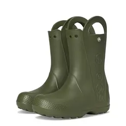 Crocs Unisex Kinder Regenstiefel Handle It, grün, Größe 29/30 EU
