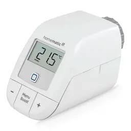Homematic IP Heizkörperthermostat – Digitaler Thermostat zur Steuerung per App, Alexa & Google Home, energieeffizient, einfache Installation