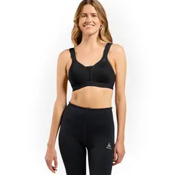 Odlo Damen Sport-BH mit Hochsupport, F-Dry, Mesh und verstellbaren Trägern für Laufen und Training