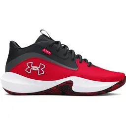 Under Armour UA Lockdown 7 Basketball Schuhe, Red/Black, Größe 40.5 EU