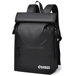 OSIGEI RollTop Rucksack 21L-28L – Wasserdicht für Schule, Fahrradfahren, Freizeit und Reisen