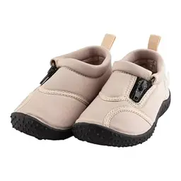 Sterntaler Badeschuhe Zipper – Unisex Aquaschuhe für Babys, flexibel und schnelltrocknend, Farbe beige, Größe 20