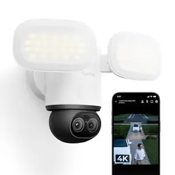 Reolink TrackFlex Floodlight WiFi 4K PTZ Überwachungskamera mit 3000 Lumen Flutlicht und Auto-Tracking-Zoom