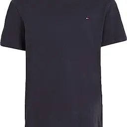 Tommy Hilfiger Jungen T-Shirt, reguläre Passform, Sky Captain, Größe 4