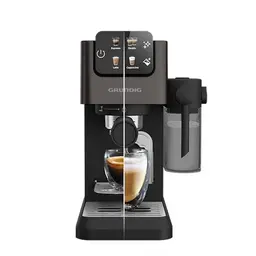 Grundig KSM 5330 Siebträgermaschine mit 15 Bar Pumpdruck, Milchbehälter, Touch-Display und BrewSense Technologie