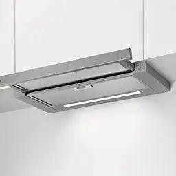 AEG Flachschirm-Dunstabzugshaube 60cm - Grau, max. 345 m³/h