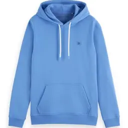 Scotch & Soda Herren Kapuzenpullover mit Logo, Blue Bonnet, Größe M