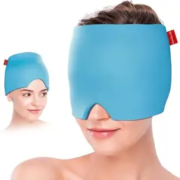 Comfytemp Kühlmaske für Migräne und Augen, Schlafmaske für Kopfschmerzen und trockene Augen