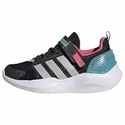 adidas Kinder Lightorama Runner Schuhe Schwarz/Silber, Größe 31 EU