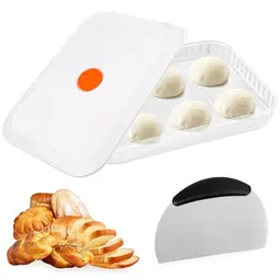 Yooyan Frischhaltedose für Knödel und Kekse - Stapelbarer Lebensmittelbehälter mit Deckel