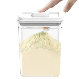 KYYGKY Luftdichte Aufbewahrungsbox für Milchpulver mit Löffel - 2.3L Frischhaltedose