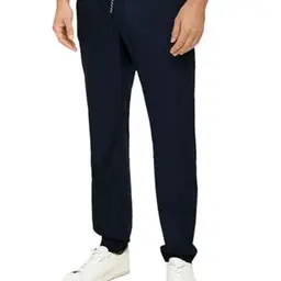 s.Oliver Herren Joggpant mit Tunnelzug in Blau, Größe 31/34