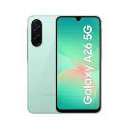 Samsung Galaxy A26 5G Smartphone - Simlockfrei, 6 GB RAM, 128 GB, Mint, 50 MP Kamera, 2,5 Jahre Garantie