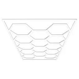 Barberpub Hexagon LED Garage Light 6500K für Werkstatt und Friseursalon