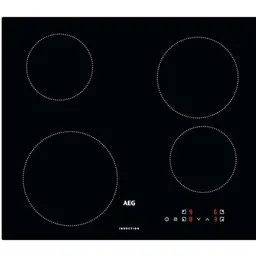 AEG Induktionskochfeld 60cm, 4 Zonen, Power-Funktion, Touch-Bedienung, Kindersicherung