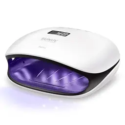 SUNUV UV LED Nageltrockner mit 4 Timer, LCD, Infrarot, Doppelgeschwindigkeit, Schwarz
