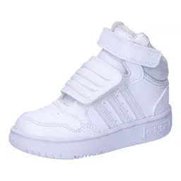 adidas Kinder Hoops Mid Schuhe, Cloud White