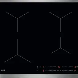 AEG Induktionskochfeld 60cm, 4 Kochzonen, Timer, Touch-Bedienung, SuperFlat Rahmen
