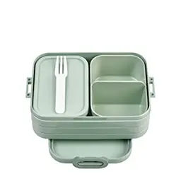Mepal Bento Brotdose Midi Take A Break - Lunchbox für Snacks & Reste - Nordic Sage