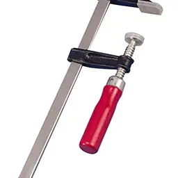 kwb Schraub-Zwinge 50x200 - Robuste Spannbacken für kraftvolles Fixieren von Werkstücken