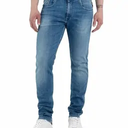 Replay Herren Jeans Anbass Slim-Fit, Medium Blue (Blau), 32W/32L