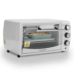 Mini Backofen 13L - 1200W, für Pizza und mehr, 65-230°C, mit Timer und aufklappbarem Krümelblech