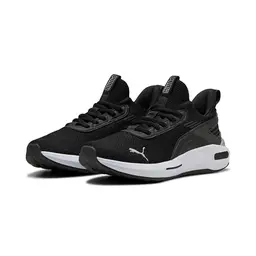 Puma Unisex Softride Enzo 5 Hype Road Laufschuhe, Schwarz/Weiß/Silber, Größe 48,5 EU