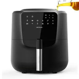 Cecotec Heißluftfritteuse 5,5 l mit Spray, 1550 W, Touch-Bedienfeld, Selbstreinigung, 8 Menüs