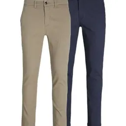 JACK & JONES Herren Jpstmarco Trousers, Beige, 33W / 32L