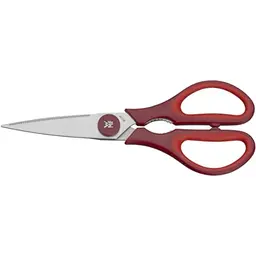 WMF Touch Küchenschere 21 cm, Haushaltsschere mit Softgriff in Rot