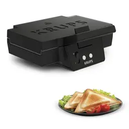 Krups Sandwichmaker FDK451 - Gegrillte Sandwichtoasts in Dreiecksform - Antihaftbeschichtung - 850 W
