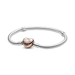 PANDORA Armband Herz Rose aus Silber