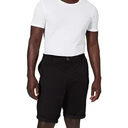 JACK & JONES Herren Chino Shorts Schwarz, Größe L