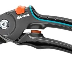 Gardena Gartenschere A/M - Baumschere mit Amboss-Schneide für Äste bis 23 mm, Anti-Rutsch-Griff