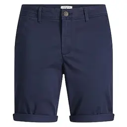JACK & JONES Herrenchino Shorts, Regular Fit, Navy Blazer