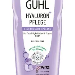 Guhl Hyaluron+ Pflege Feuchtigkeits-Spülung - 200 ml - Für feuchtigkeitsbedürftiges Haar - Ohne Silikone