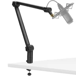 Wakects Mikrofon Arm – Faltbare, verstellbare Halterung für Podcast, Streaming und Gaming