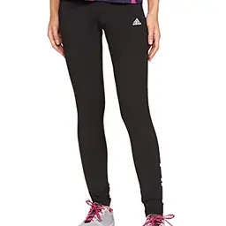 adidas Damen High-Waisted Leggings, Schwarz, Größe XS