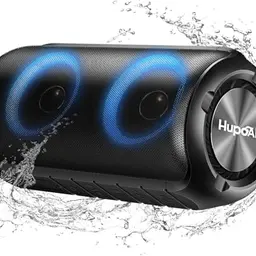Bluetooth-Lautsprecher mit Licht, 20W, IPX7, tragbar, ideal für Reisen, Partys und Strand