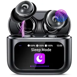 Bluetooth In-Ear Kopfhörer mit Deep Bass, 48 Std Laufzeit, IPX7, Noise Cancelling, Touch-Control, kabellos, 5 EQ-Modelle