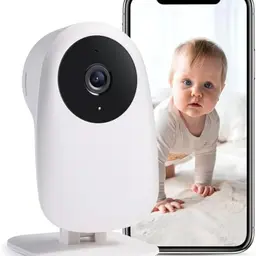 Nooie Babyphone mit Kamera, WLAN-BabyMonitor mit App, Nachtsicht, Gegensprechfunktion, 1080P HD, Alexa kompatibel, Bewegungs- und Geräuscherkennung