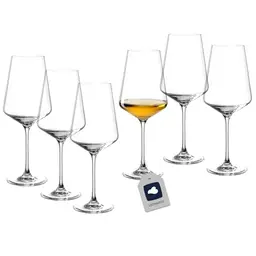 LEONARDO HOME PUCCINI Weißweingläser (6er Set) - Zeitloses Design, 560 ml, spülmaschinenfest