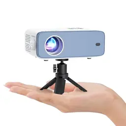 VOPLLS Mini Beamer 20000L Full HD, Tragbarer Video Projektor mit 50% Zoom für Heimkino und Mobilgeräte