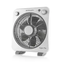 Orbegozo BF 0138 Standventilator mit 6 Lamellen, drehbar, 3 Geschwindigkeiten, Timer 60 Min, 40 W