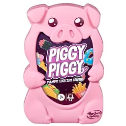 Hasbro Gaming Piggy Kartenspiel für Familien - Strategiespiel ab 7 Jahren mit 5 Schweinchenfiguren