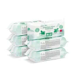 Amazon Sensitive Baby-Feuchttücher, 336 Stück, unparfümiert, 6 Pack