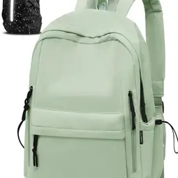 FIORETTO Damen Schulrucksack mit Regenschutz, Laptopfach, Anti-Diebstahl-Tasche – Perfekt für Schule, Uni, Pendeln und Reisen, Rosa
